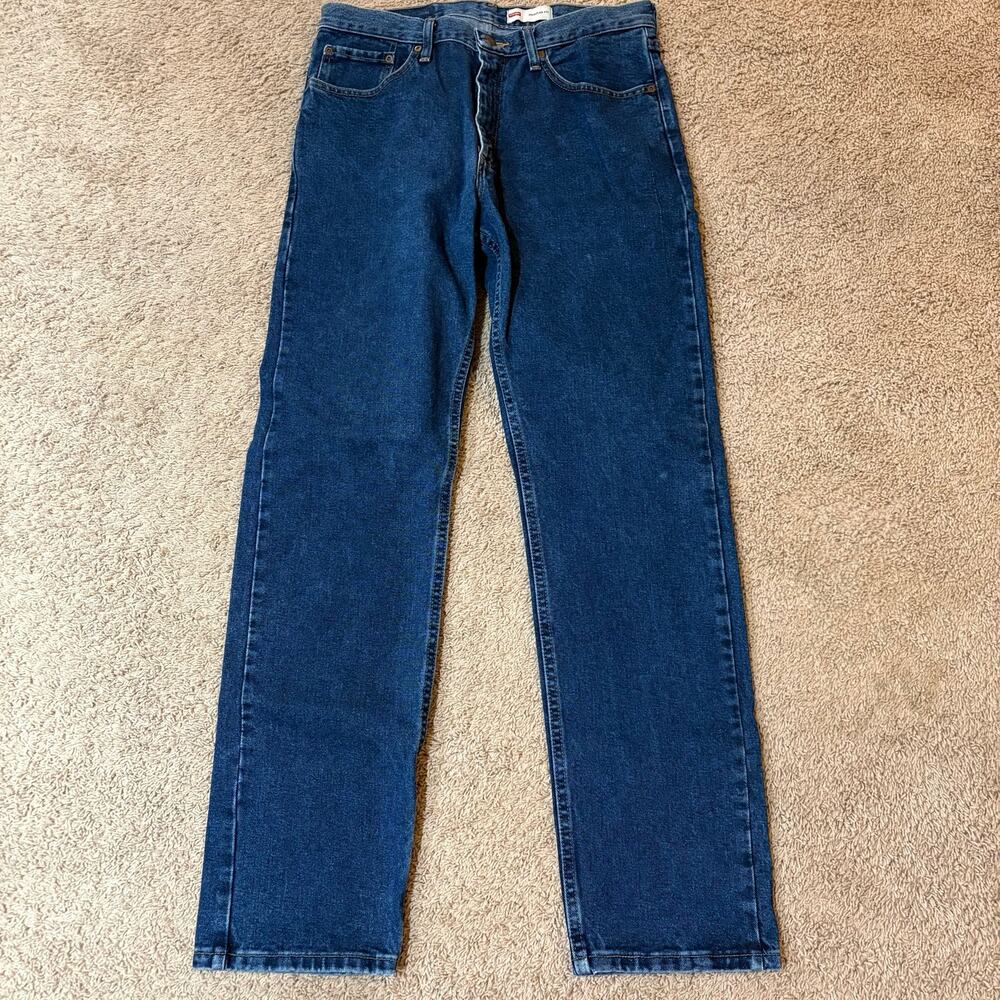 Wrangler Regular Fit Dark Wash Jeans 33x32